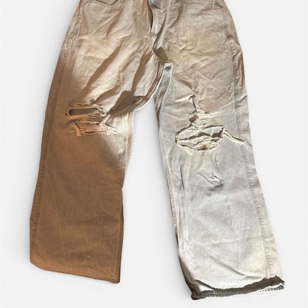 Hollister Women's Light Brown Cargo Jeans